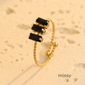 Karsyn Zircon Open Ring [RUXN6A6K]