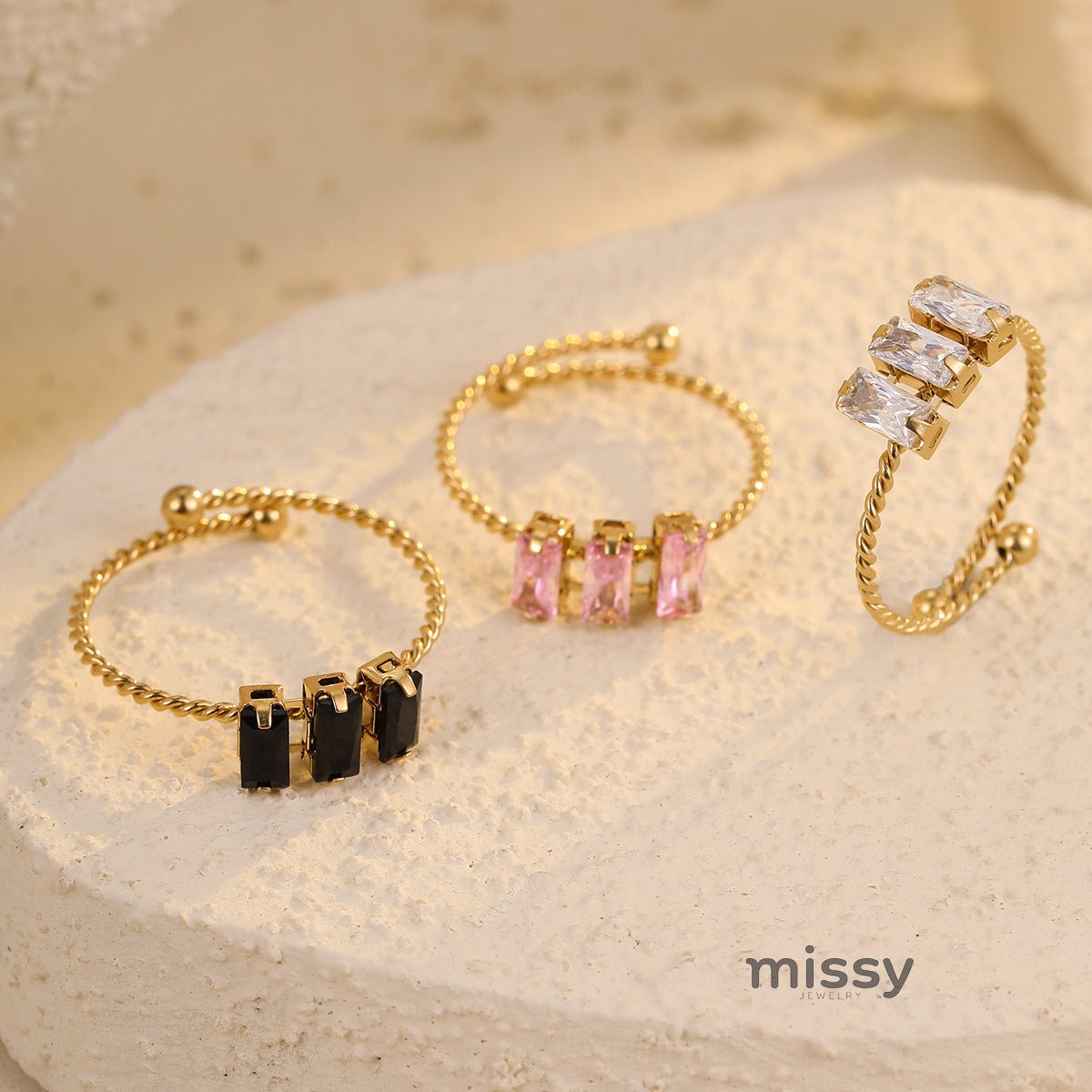 Karsyn Zircon Open Ring [7F9MLFHE]