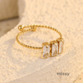 Karsyn Zircon Open Ring [M81063JF]