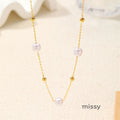 Karsynn Pearl Orb Charm Necklace [OKVS8HOS]