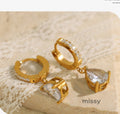 Kasia Zircon Interlocking Hoops [WH6WWG4S]