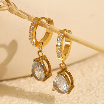 Kasia Zircon Interlocking Hoops [IY0D4Q9Z]