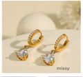 Kasia Zircon Interlocking Hoops [WVM0CFT4]