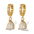 Kasia Zircon Interlocking Hoops [FO2JA33N]