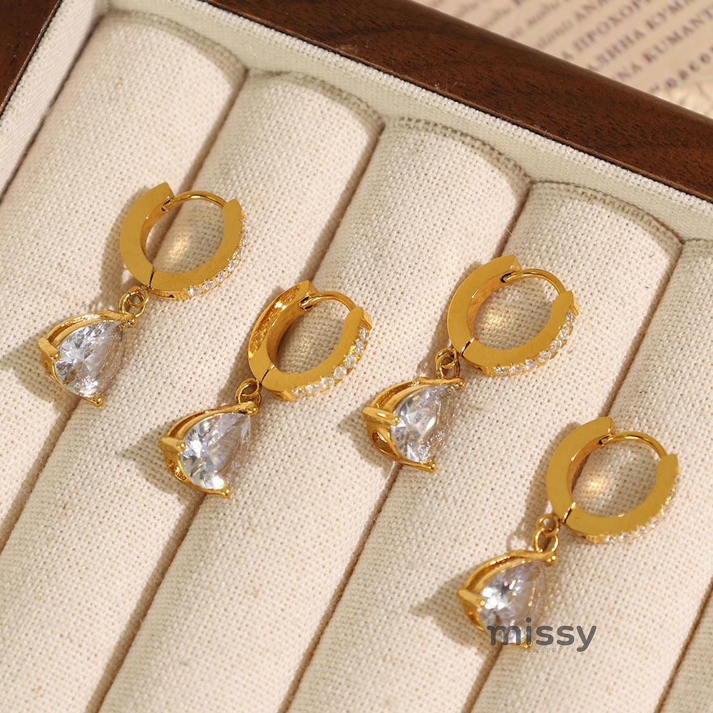 Kasia Zircon Interlocking Hoops [IY0D4Q9Z]