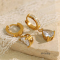 Kasia Zircon Interlocking Hoops [UZKX6NMZ]