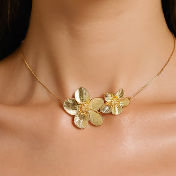 Katana Bloom Pendant Necklace [QC62RONZ]