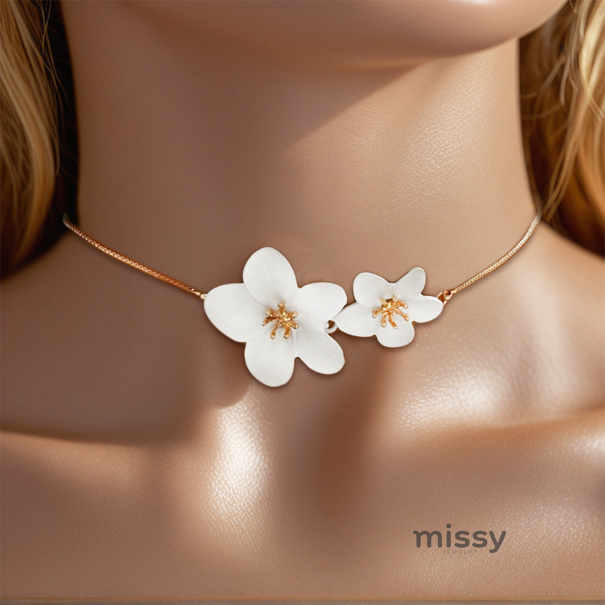 Katana Bloom Pendant Necklace [EMHDM1RQ]