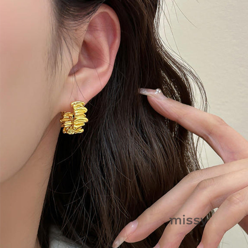 Katelynn Irregular Geometric Earrings [M5DRWPL6]