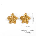 Katlyn Elevated Gold Geometric Earrings [NI32CG1F]