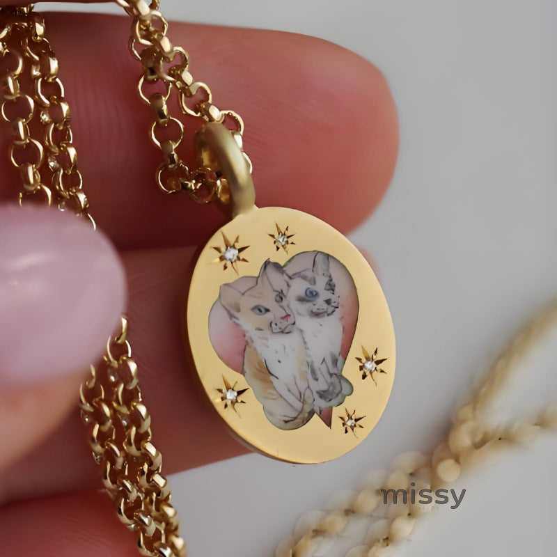 Katya Delicate Charm Necklace [9PO36CM3]