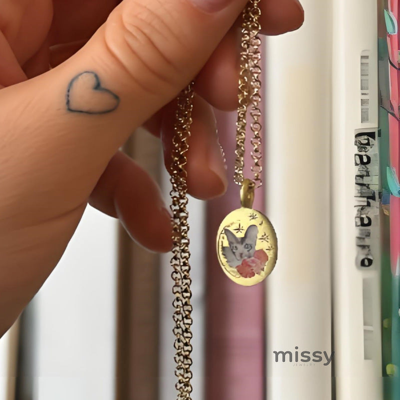Katya Delicate Charm Necklace [VFADIG5G]