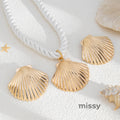 Kay Scallop Necklace Set