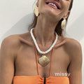 Kay Scallop Necklace Set