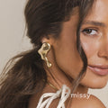 Kayleen Liquid Metal Earrings