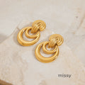 Kayleen Sculptural Hoop Earrings [CKAX94QT]