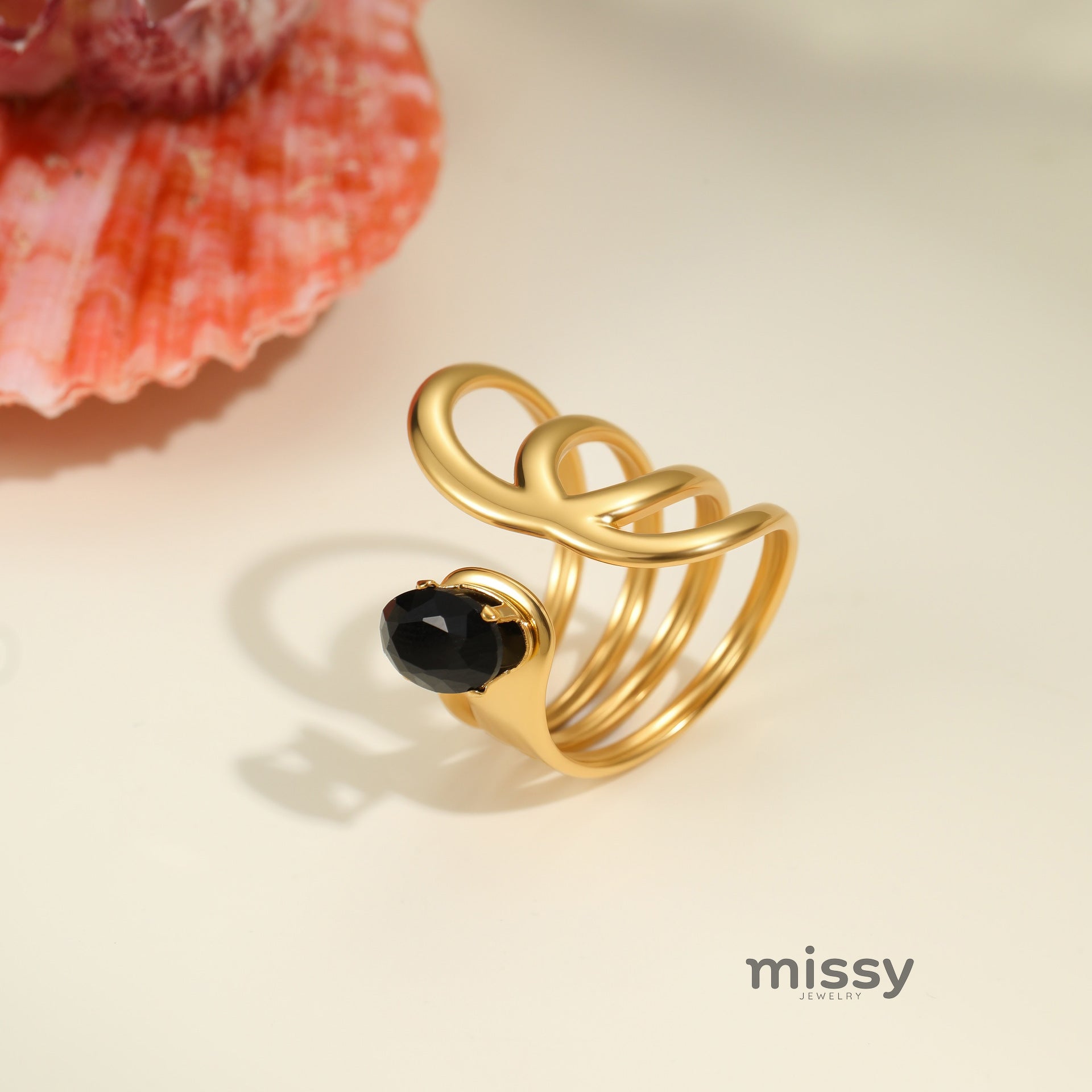 Kayra Colorful Zircon Ring [2NJ0F97T]