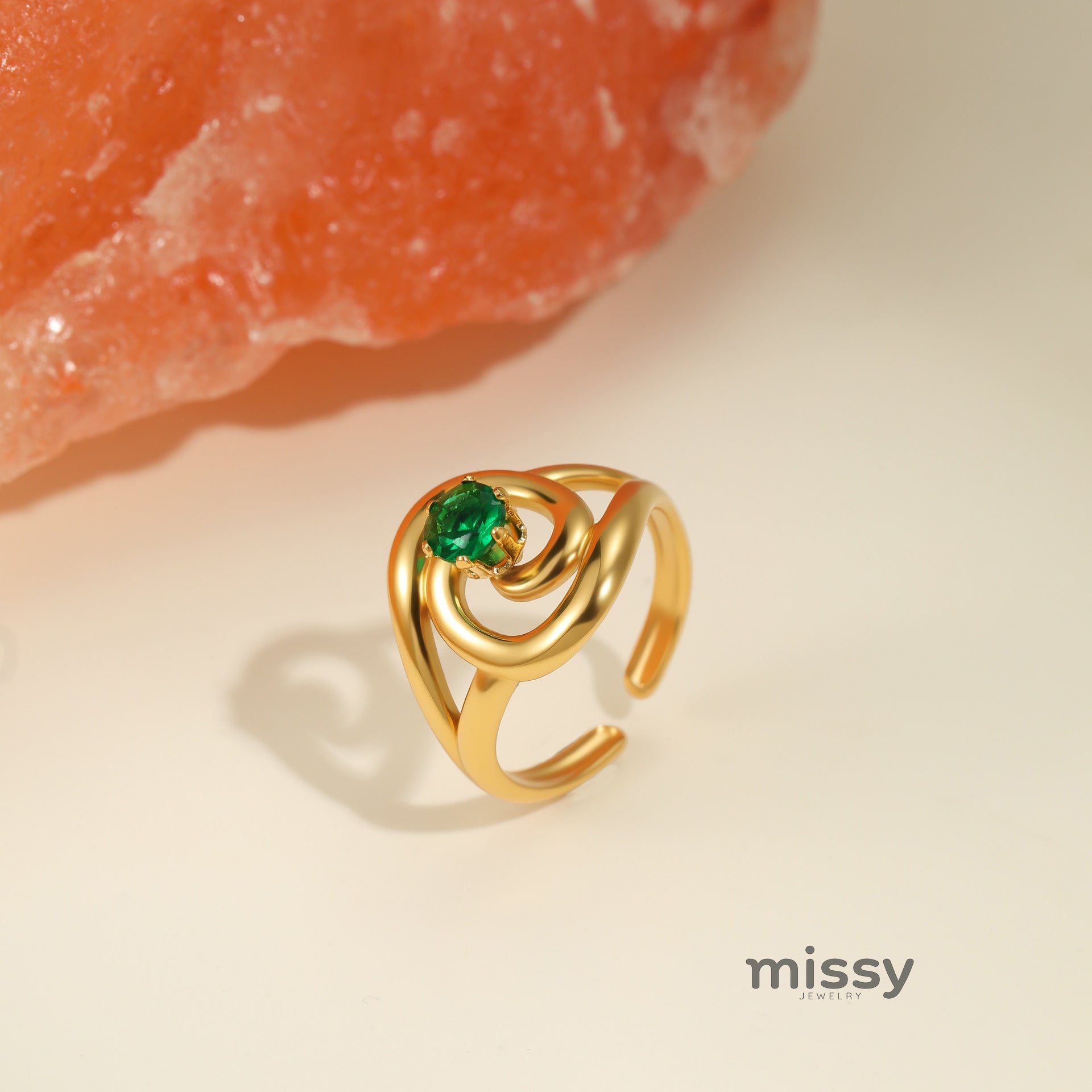 Kayra Colorful Zircon Ring [GLV8E30Y]