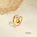 Kayra Colorful Zircon Ring [UVBU78GT]