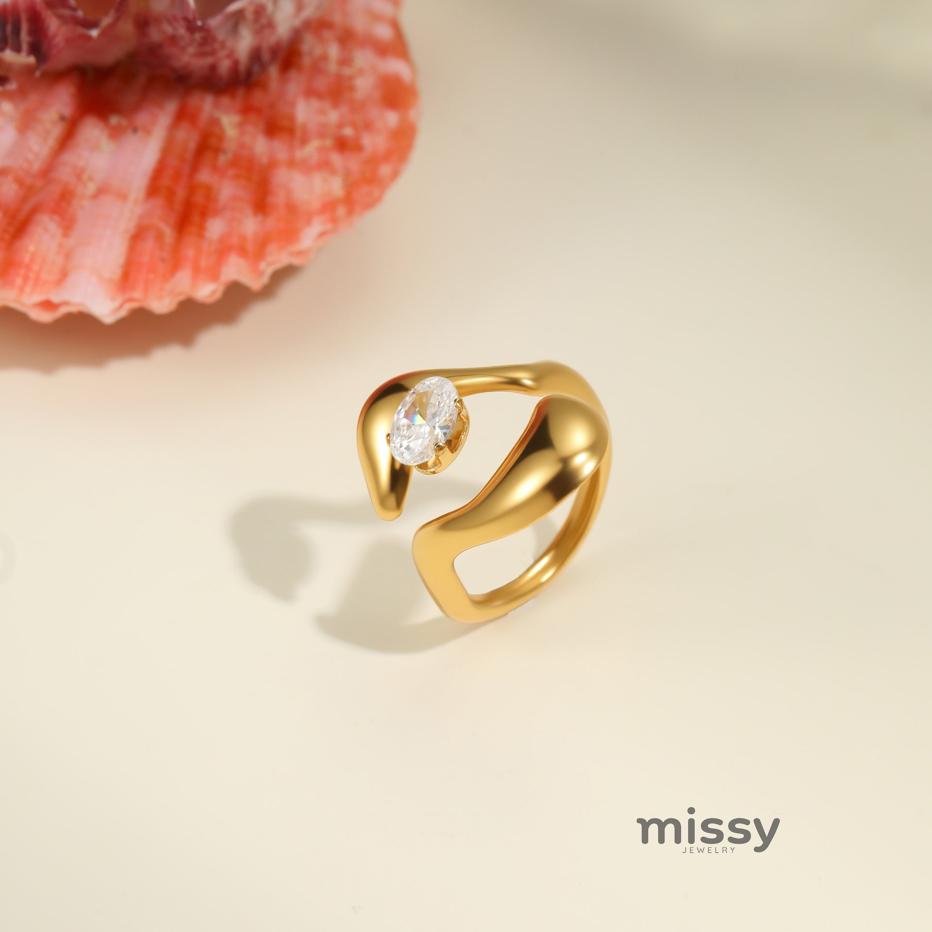 Kayra Colorful Zircon Ring [GNANJ5XW]