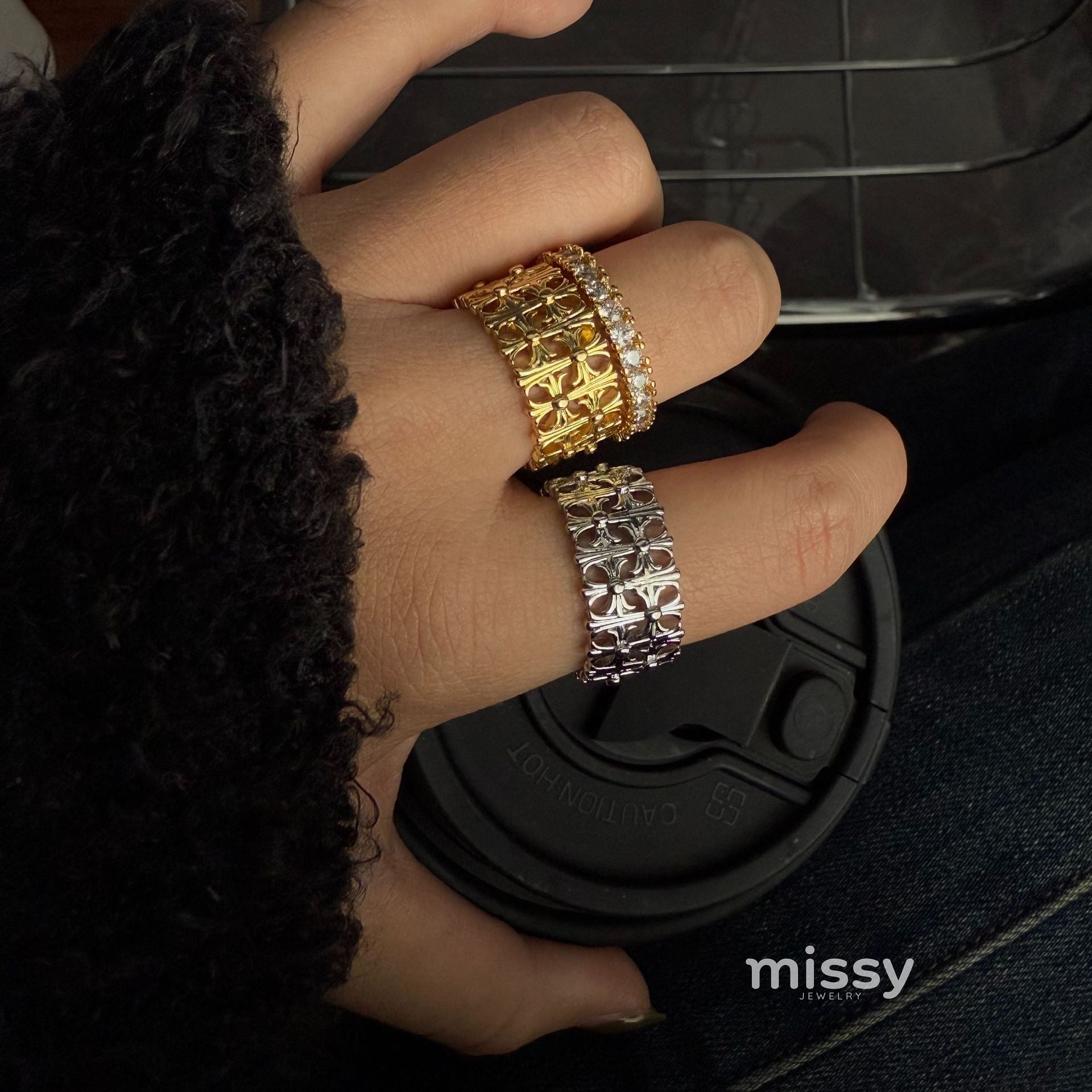 Keaton Sculptural Open Ring [Q7QZTVKY]