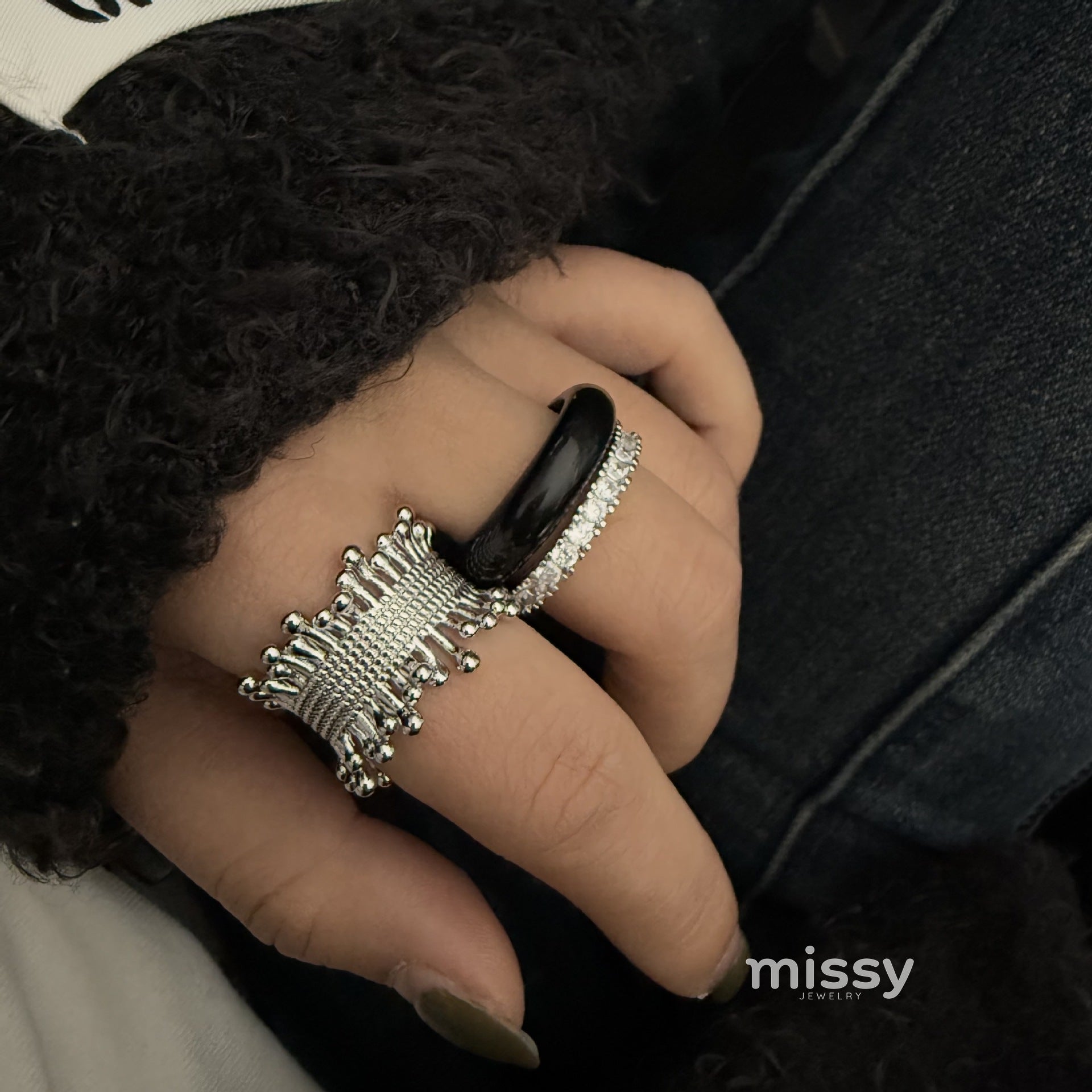 Keaton Sculptural Open Ring [OKRMJKXI]