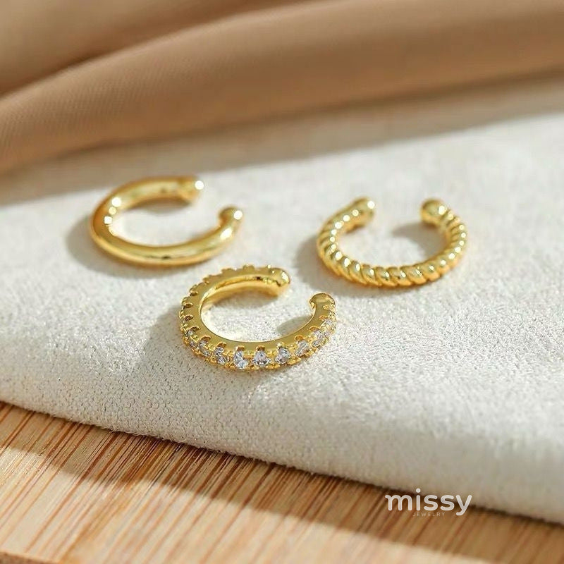 Keisy Crystal Ear Cuff Set [59JM1W9A]