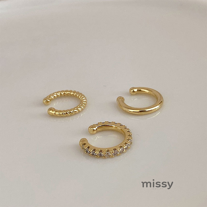 Keisy Crystal Ear Cuff Set [USYSLFZW]