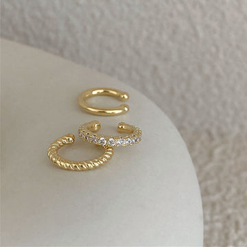 Keisy Crystal Ear Cuff Set [SN81MMSF]
