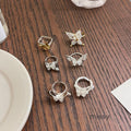 Kelsie Butterfly Stone Ring [DJNI5F7X]