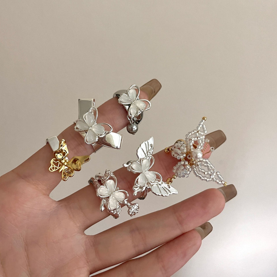Kelsie Butterfly Stone Ring [BQ3OWGQZ]