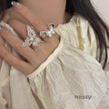Kelsie Butterfly Stone Ring [TMAC88ZO]