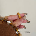 Kelsy Enamel Heart Open Ring [KPHOH2CN]