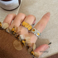 Kelsy Enamel Heart Open Ring [ALR6VXYV]