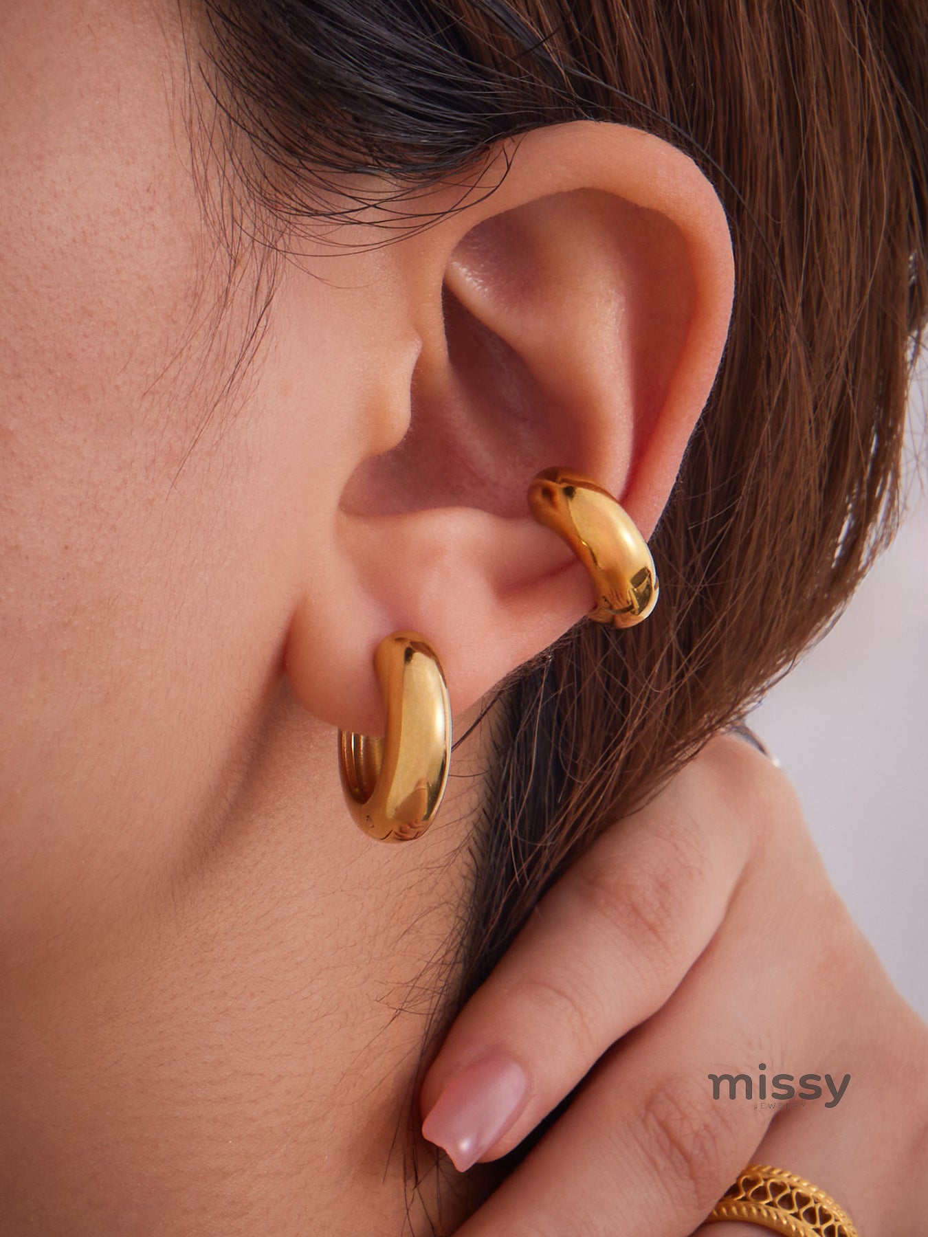 Kensi Geometric Color-Block Earrings [BIW83QBB]