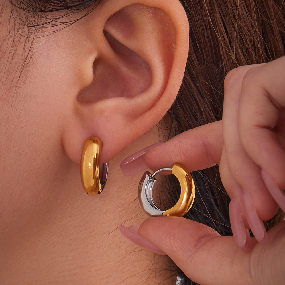 Kensi Geometric Color-Block Earrings [U5U77ELC]