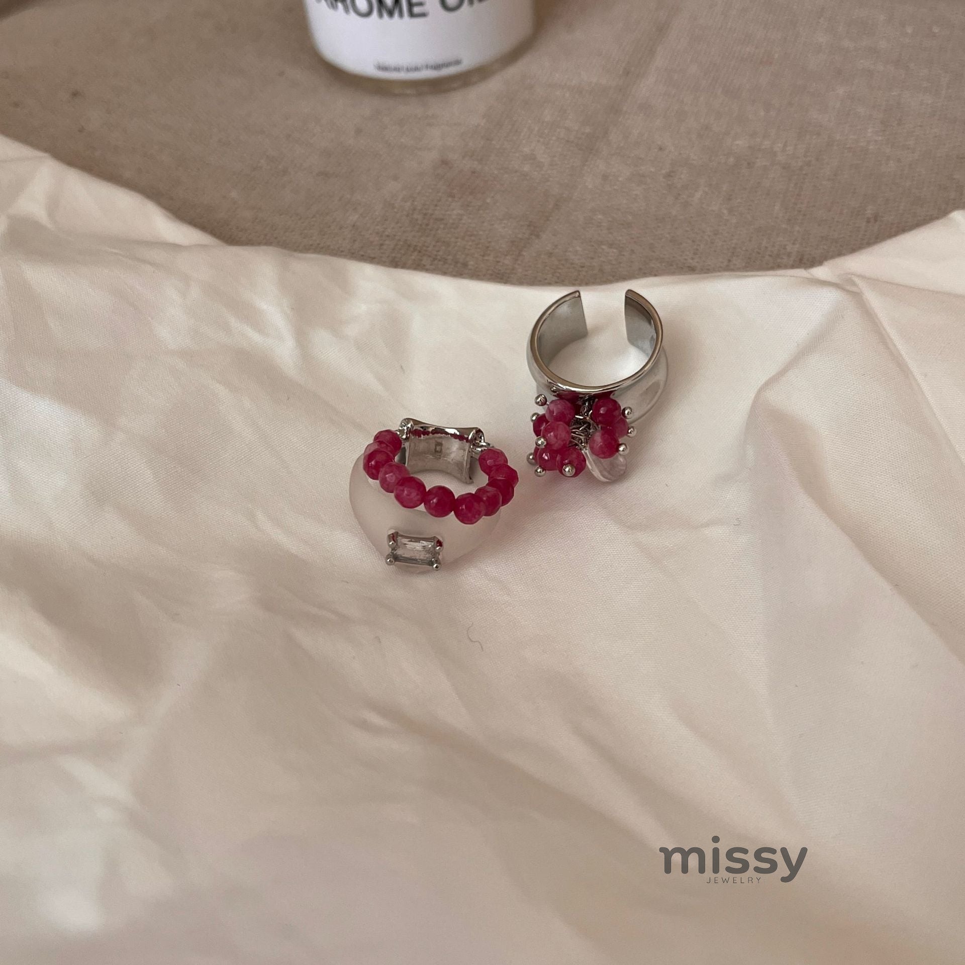 Kenzington Double Layer Garnet Ring [ALTO5L6P]