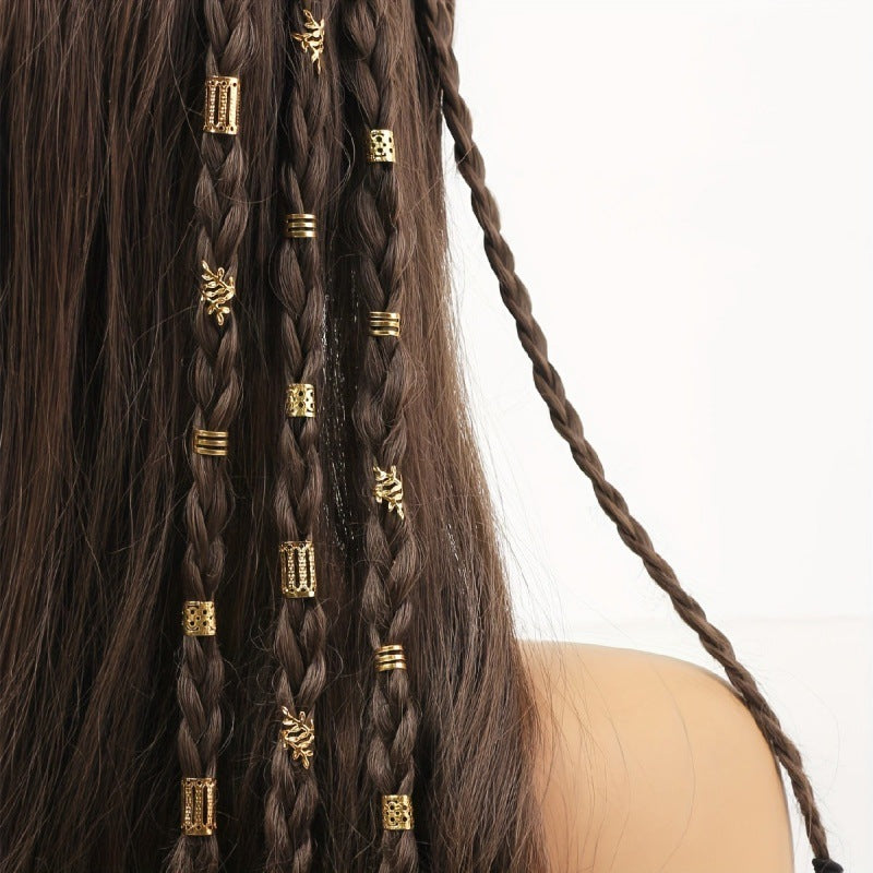 Kenzlie Metal Leaf Hair Cuff [76KTLMU6]