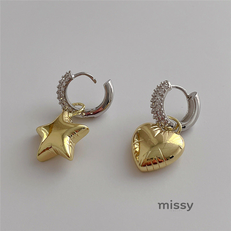 Keyonna Celestial Asymmetric Earrings [8MVWDJDX]