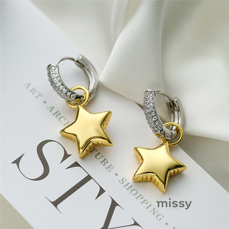 Keyonna Celestial Asymmetric Earrings [6UE7JEG8]