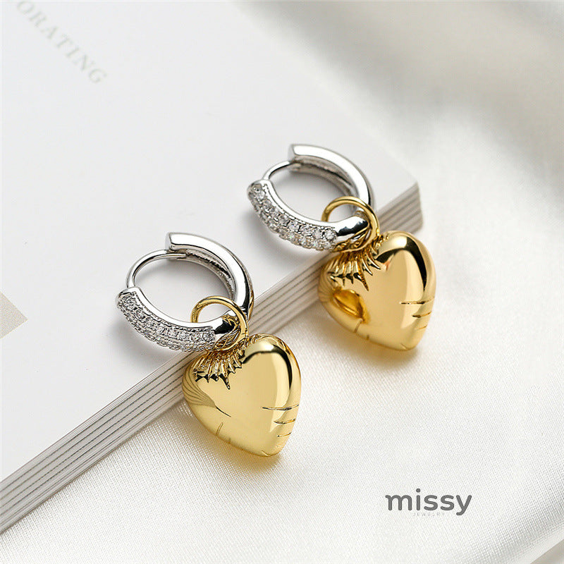 Keyonna Celestial Asymmetric Earrings [T67C42DE]