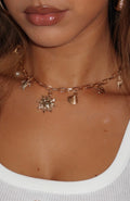Missy Jewelry Keziah Layered Sun Charm Necklace
