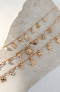 Missy Jewelry Keziah Layered Sun Charm Necklace