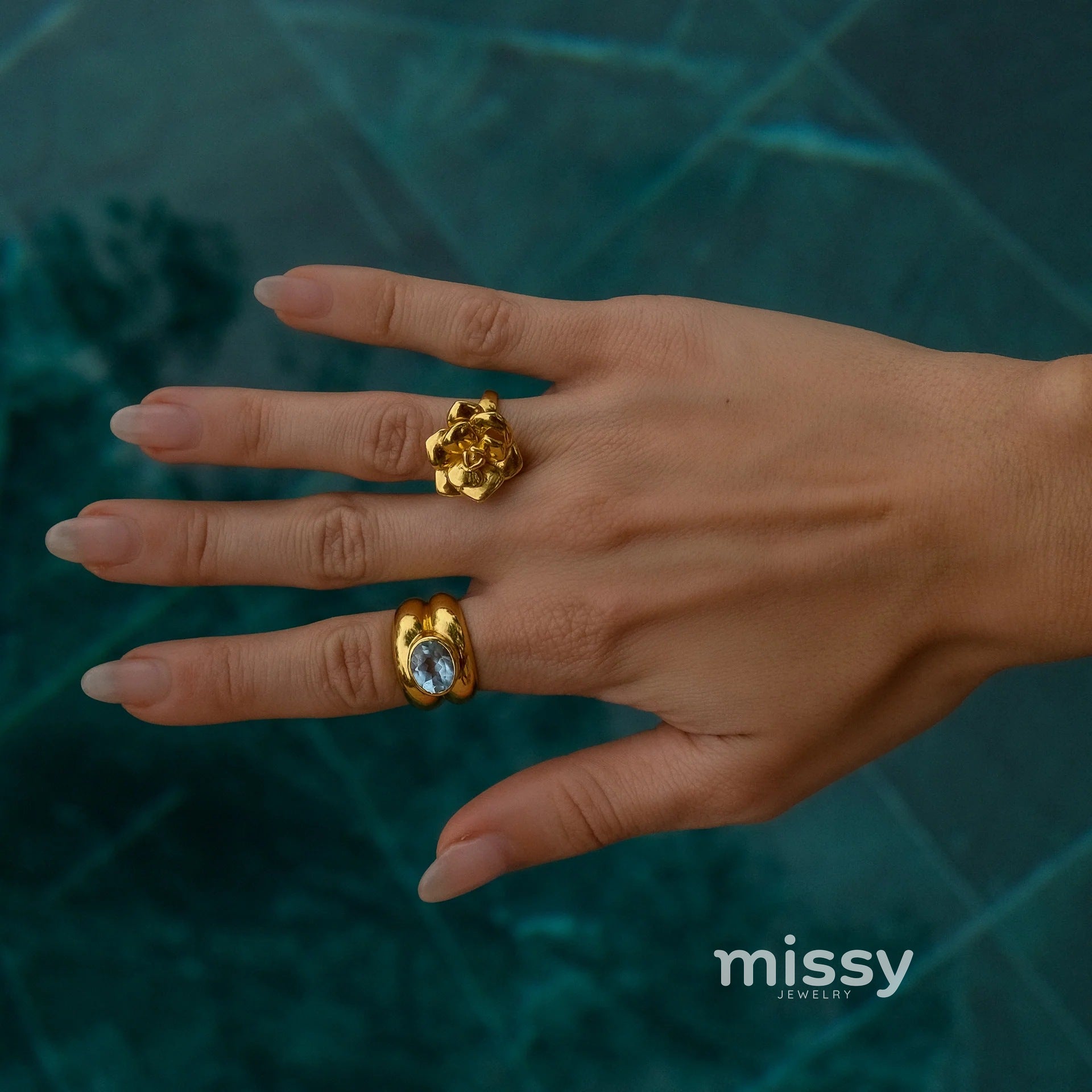 Killian Camellia Flower Ring