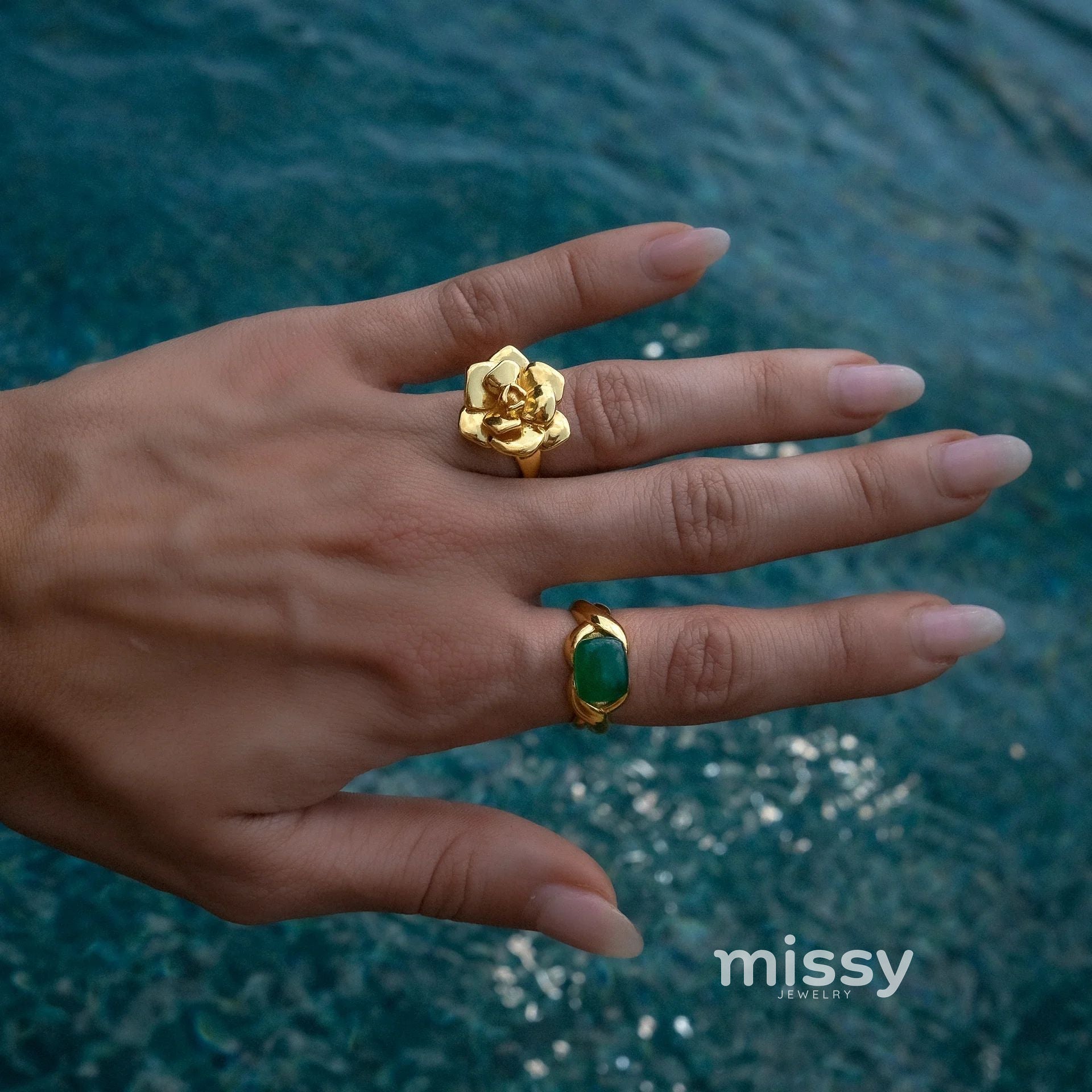 Killian Camellia Flower Ring