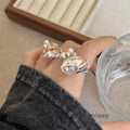 Klynn Ocean Stacked Ring [NBRTICQD]