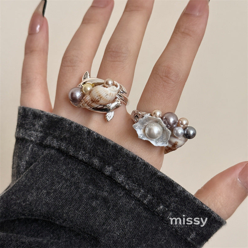 Klynn Ocean Stacked Ring [HTJDG9XS]