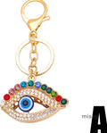 Koi Rhinestone Evil Eye Keychain [316YI2ZN]