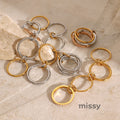 Kynlie Elegant Stackable Band Rings