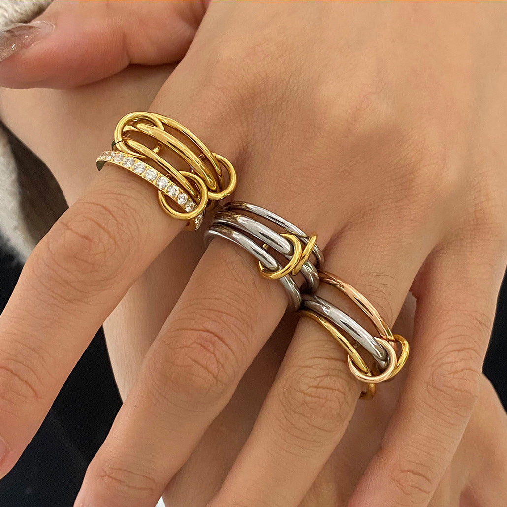 Kynlie Elegant Stackable Band Rings